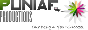 PUNIAF PRODUCTIONS > Graphic and Web Design